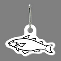 Zippy Clip - Tuna Fish Decorated Tag W/ Clip Tab
